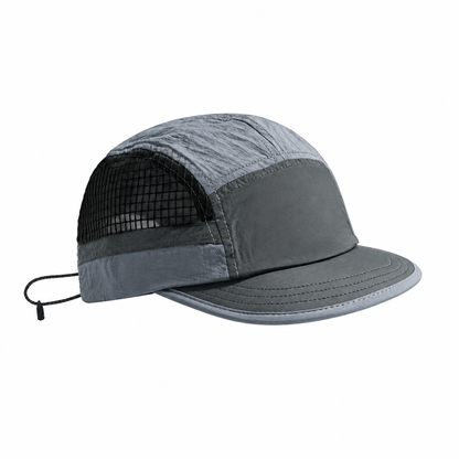 Grey cap on white background