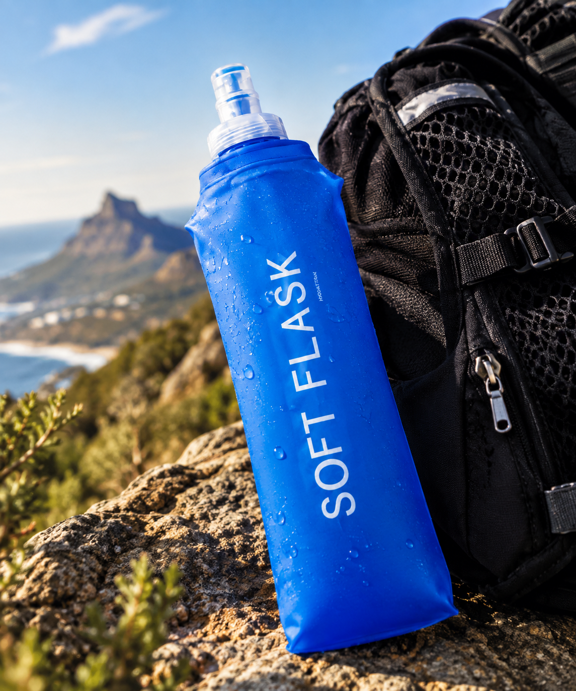 StrideSip™ 500ml Foldable Soft Flask ×2